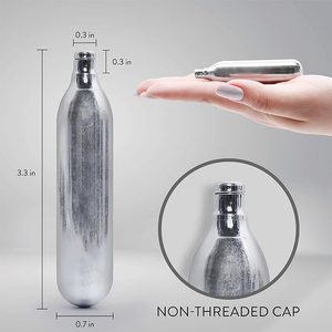 Cartuchos de Gas Industriales Hechos en China, Cargadores de Crema Batida de 8 Gramos para Herramientas de Repostería, Certificación CE/ISO, Presión de 56 bar - Product Image 6