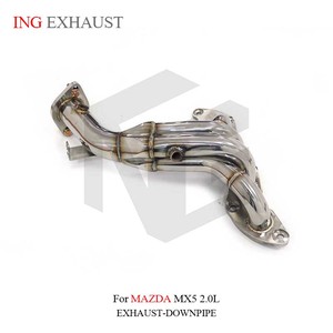 ING Factory Auto nuevo estilo colector encabezado para <span class=keywords><strong>MAZDA</strong></span> <span class=keywords><strong>MX5</strong></span> 2.0L sistema de escape de acero inoxidable accesorios de coche - Product Image 6