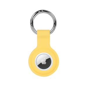 Vente chaude Pure Design Soft Touch Liquid Silicone Portable étui de protection avec porte-clés pour airtag étanche tracker Cover - Product Image 4