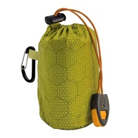 Couverture de survie thermique compacte et légère, sac de couchage en nylon portable pour les situations d'urgence