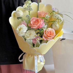 Nhà Máy Bán Buôn Hàn Quốc Không Thấm Nước Thiết Kế Hoa Giấy Hot Bán Valentine Của Ngày Thương Hiệu Nổi Tiếng Đồng Bằng Hoa Giấy Gói - Product Image 5