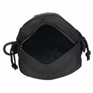 Sac banane unisexe en nylon imperméable avec fermeture éclair, pochette pour téléphone, sac bandoulière pour hommes et femmes, noir, pour sports de plein air, voyages, randonnée, camping - Product Image 4