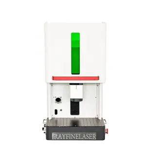 Raycus 50 W beste geschlossene Faserlaser-Markierungsmaschine Garantie der Sicherheit Laserdrucker für Metall und Tiefgravur