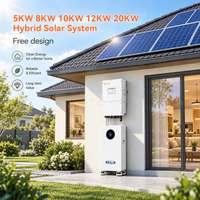 EITAI Solarmodule mit Batterie und Wechselrichter Komplette Solarstrompakete 10kW bis 30kW Hybrid-Energiespeichersystem für Zuhause