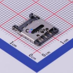 SMN-305-ARP7 SIM Card Connector SMD Connector Flip Cover Type Nano SIM Card Card Holder With Card Detection - Product Image 1