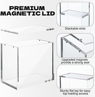Boîtier acrylique personnalisé de haute qualité avec clarté exceptionnelle ETB Options d'affichage flexibles Bouclier UV anti-poussière pour PKMN