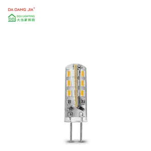 G4 LED bóng đèn 1.5W JC bi-pin cơ sở 30141 24Led không nhấp nháy trang trí DC 12V 20W T3 G4 halogen tương đương mềm ấm trắng