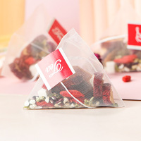 Thé pour femmes au ginseng rouge et gélatine de peau d'âne, marque privée OEM, directement de l'usine, 160g, 20 sachets, mélange beauté et vitalité, vente en gros