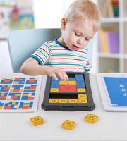 Super Slide Brain Game Desafíos de madera Rompecabezas Aprendizaje Educación Viajes Juguetes Tangram Rompecabezas Juguetes para niños