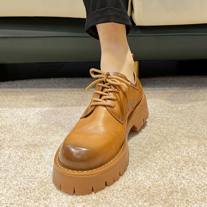 Chaussures en cuir pour hommes, plateforme, pour le bureau, formelles, <span class=keywords><strong>mariage</strong></span>, élégantes, imperméables, respirantes, semelle en caoutchouc - Product Image 1