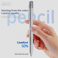 Stylet tactile pour tablette Surface Pro en plastique et métal, 4096 niveaux de pression, avec laser rouge et lumière LED pour Microsoft Surface Pro 3/4/5/6