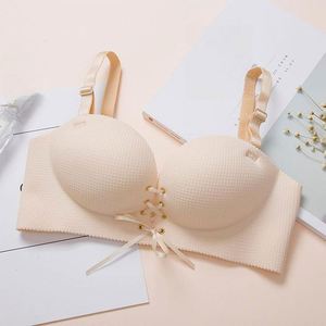 <span class=keywords><strong>Sujetador</strong></span> <span class=keywords><strong>deportivo</strong></span> sin costuras para mujer con <span class=keywords><strong>cierre</strong></span> frontal francés, realce, tirantes finos inalámbricos, Invisible comodidad, cordones - Product Image 5