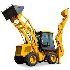 小型トラクターバックホー小型バックホーローダー4wdバックホーショベルローダー建設機械 - Product Image 2