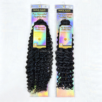 Cheveux bouclés birmans en vrac, ondulés en profondeur, sans nœuds, pré-séparés, pré-bouclés pour tressage au crochet, prix imbattable, directement de l'usine