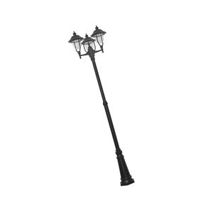 Lampe de sol extérieure en aluminium, indice de protection IP44, alimentation CA, 3 ampoules E27/100W, angle de faisceau 360° (9019537818) - Product Image 4