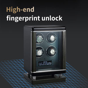 <span class=keywords><strong>Rollex</strong></span>-reloj orbital hecho a mano para hombre y mujer, caja de bobinadora con logotipo personalizado, 4 unidades - Product Image 2