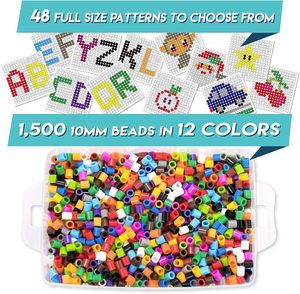 Kits de perles à fusionner à l'eau colorées, design populaire à trois couches, 5 mm, perles Hama, perles Perler, jouets éducatifs et de puzzle - Product Image 1