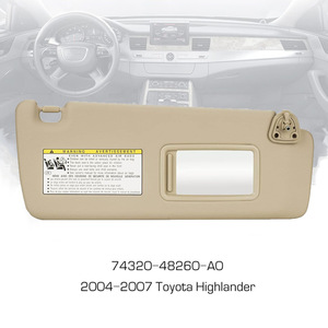 Toyota Highlander Sun Visor 74320-48260-A0 Beige Right Side Car <b>Interior</b> Roof <b>Accessory</b> - Product Image 4