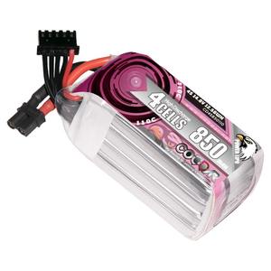고배율 850MAH 4S 14.8V 110C 고속 항공기 모델 3 인치 항공기 리튬 배터리 용 무인 항공기 고율 배터리 - Product Image 6