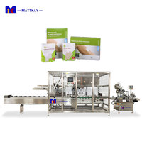 Machine d'emballage automatique multifonctionnelle pour cartonnage, machine d'emballage de boîtes multi-tailles pour les pansements, les fournitures de soins infirmiers, machine d'emballage de cartons