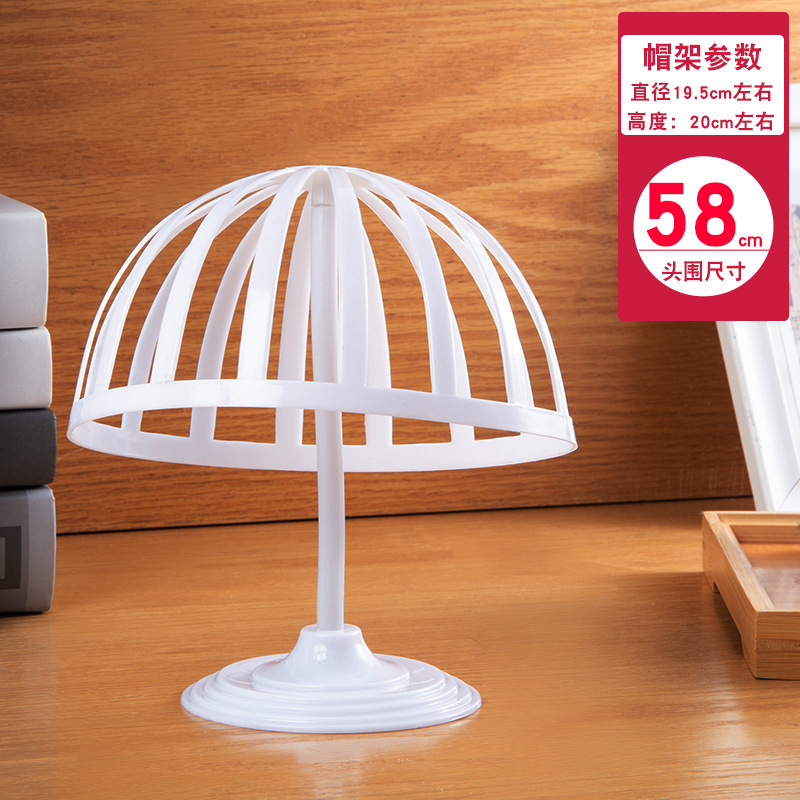 Post-style [hat circumference 58cm, height 20cm] White