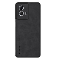 Pour Moto G84 G85 5G G24 G54 G34 Housse en cuir PU givré, coque en plastique rigide antichoc mate pour Moto Edge 70 60 Pro S50 Neo