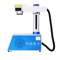 Machine de gravure et de marquage laser à fibre LANSU 20W 30W RAYCUS MAX JPT pour plaques d'identification, logos métalliques et claviers