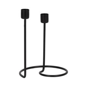 Portacandele conici in metallo con design a spirale per decorazioni da tavolo, ufficio e mensola - Product Image 3
