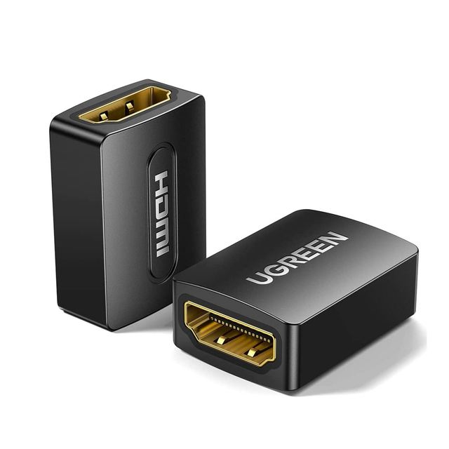 UGREEN Coupler 4K@60Hz Female to Female Adapter 2.0 Extender 3D Connector Cables