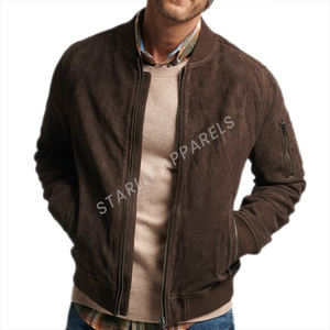Wholesale Men's Slim Fit Winter Warm Breathable <b>Waterproof</b> Windproof Eco-Friendly Casual Fashion Zipper <b>Thin</b> Sherpa <b>Jacket</b> - Product Image 1