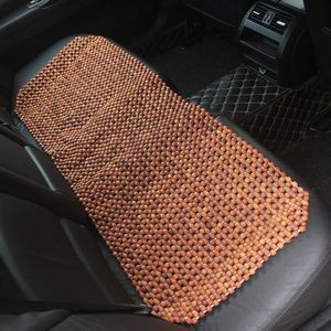 Coussin de siège de voiture universel pour l'été avec perles en bois, coussin de massage carré rafraîchissant, adapté à toutes les saisons - Product Image 3