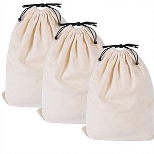 Eco-Friendly Organic Cotton Linen <b>Drawstring</b> <b>Bag</b> Custom Logo Printed New Trend Recyclable Reusable Soap Pouch Dust <b>Bag</b> in Bulk - Product Image 1