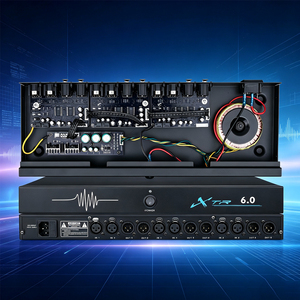 Supresor de Retroalimentación Digital Profesional XTR 6.0, Procesador de Audio Anti-Howling de 6 Entradas y 6 Salidas, Eliminador de Retroalimentación de Micrófono para Escenario - Product Image 1