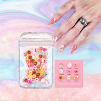 Vente en gros de breloques 3D personnalisées pour nail art, motifs donuts et biscuits mignons, bijoux en strass, fournisseurs de décorations d'ongles sur mesure