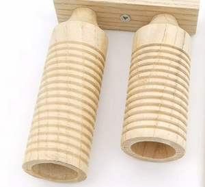 <strong>Instruments</strong> High and Low <strong>Clapper</strong> Percussion <strong>Clapper</strong> Wood Color Two Ring - Product Image 3