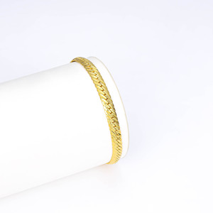CM 주얼리 도매 유니섹스 황동 힙합 두꺼운 체인 24k 금도금 사우디아라비아 두바이 팔찌 - Product Image 6