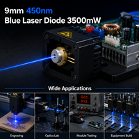 Diode laser bleue ZhonNa 450 nm pour équipement laser de machines commerciales, pièces et accessoires, module de composant optique industriel OEM