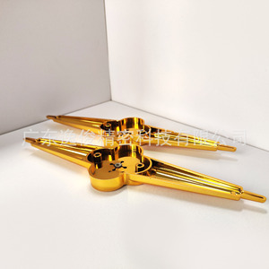 Floral Pattern <b>Sofa</b> Decorative Buckle Warm <b>Gold</b> Plastic Contemporary Design High Quality Furniture Hardware - Product Image 2