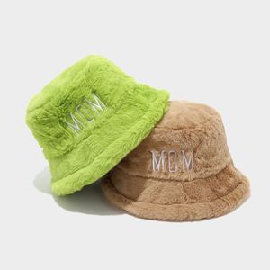 Sombrero de Pescador para Mujer, Estilo Urbano, para Mamá, Nuevo, Otoño Invierno, Grueso, Cálido, de Felpa, para Exteriores - Product Image 3