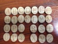 Unbehandelte Naturholz-Bausteine für Babys - Wiederverwendbare Umweltfreundliche DIY-Bastelmaterialien Anpassbare Größe und Form Individuelles Logo