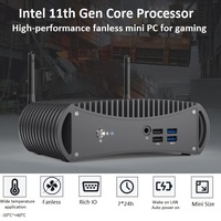 NUC Mini PC Win 11 Core I3/i5 i7 1165G7 Quad Core Mini PC de escritorio Tipo-C Thunderbolt 4 USB3.2 Oficina pequeña mini computadora sin ventilador