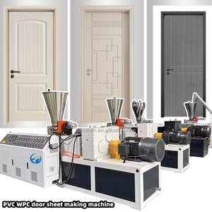 Línea de Producción de Máquinas para Fabricar Puertas y Ventanas de PVC y Tableros de Marcos de WPC para Uso en Interiores del Hogar - Product Image 1