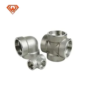 Forged Fittings High Pressure Stainless Steel 304 Water Pipe Fitting ASTM A105