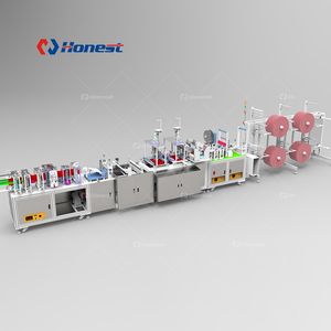 จัดส่งที่รวดเร็ว <span class=keywords><strong>N95</strong></span>หน้ากากใบหน้าทำให้สายการผลิตเครื่อง - Product Image 3