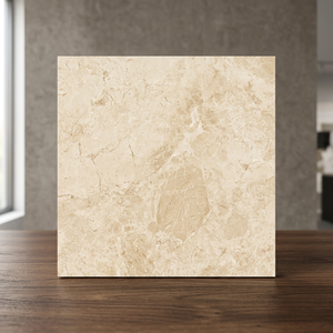 Baldosas de Porcelana Vitrificada Gris Breccia con Acabado Brillante, 600x600mm, Diseño con Aspecto de Mármol, Suministro de Fábrica Ceramika - Product Image 6