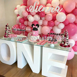 Décorations de mariage : Lettres LOVE MR&MRS pour table, présentoir à gâteaux et desserts, centres de table en métal et acrylique, écologiques - Product Image 6