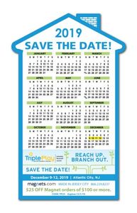 Custom Printed Refrigerator <strong>Magnet</strong> Paper House Shaped <strong>Fridge</strong> <strong>Magnet</strong> With DL Carton New Year Medium Contemporary Cmyk Support - Product Image 5