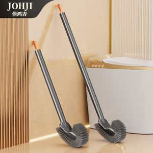 Toilet <b>Brush</b> Long Handle Nylon Bristles Wall Mount For Bathroom Cleaning - Product Image 3