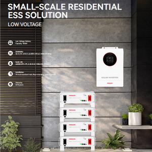 Système d'énergie solaire hybride résidentiel DEMUDA 4,2 kW 5 kWh avec panneau solaire, onduleur hybride et batterie au lithium 51,2 V pour la maison - Product Image 2