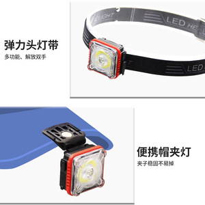Portable Keychain <b>Led</b> <b>Light</b> Rechargeable <b>Work</b> Lamp Bright Outdoor Camping <b>Light</b> With Multiple Modes And Color Options - Product Image 4
